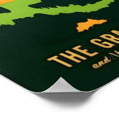 Arizona Print Grand Canyon Art Travel Poster (Ecke)