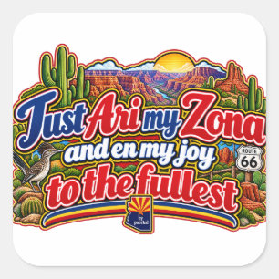 Arizona-Quadratischer Aufkleber