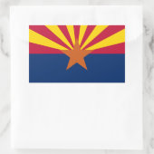 Arizona Rechteckiger Aufkleber (Tasche)