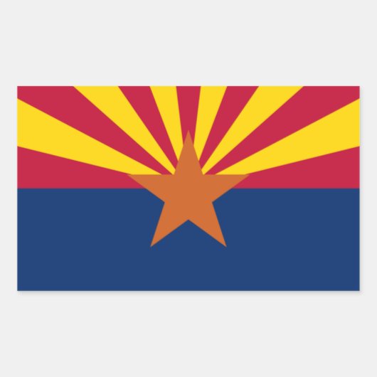 Arizona Rechteckiger Aufkleber (Vorderseite)
