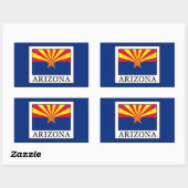 Arizona Rechteckiger Aufkleber (Blatt)