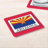 Arizona Rechteckiger Pappuntersetzer (angewinkelt)