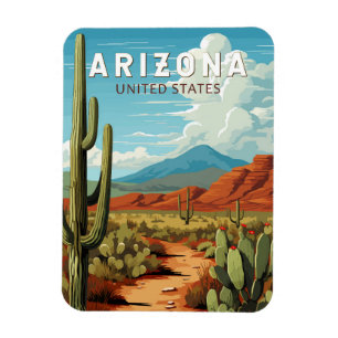 Arizona Reise Kunst Vintage Magnet