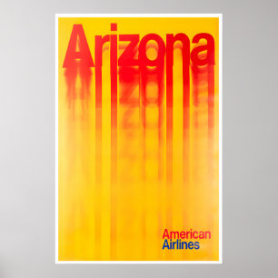 Arizona Reiseplakat Vintage Druck Tourismus Kunst Poster