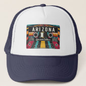 Arizona Retro Truckerkappe (Vorderseite)