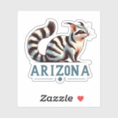 Arizona, Ringtail, Aufkleber (Blatt)