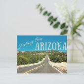 Arizona Road Trip Postcard Postkarte (Stehend Vorderseite)