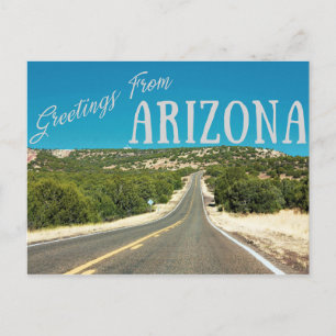 Arizona Road Trip Postcard Postkarte