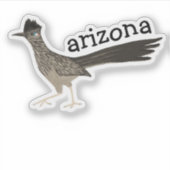 ARIZONA Roadrunner Bird Cfarbene Stift Kunst Aufkleber (Vorderseite)