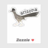 ARIZONA Roadrunner Bird Cfarbene Stift Kunst Aufkleber (Blatt)