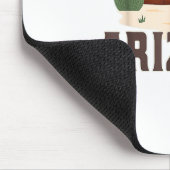 Arizona Roadrunner Retro Boho Desert Cactus Mousepad (Ecke)