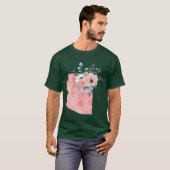 Arizona Rosa Wasserfarbe Oversifiziert T-Shirt (Vorne ganz)