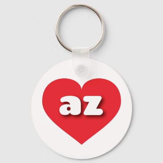 Arizona rotes Herz - I Liebe az Schlüsselanhänger (Vorderseite)