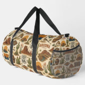 Arizona Route 66 Desert-Wochenende Duffle Bag (Rechte Ecke)