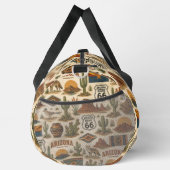 Arizona Route 66 Desert-Wochenende Duffle Bag (Rechts)