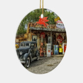 Arizona Route 66 rustikales Retro-Geschäft Keramikornament (Rechts)