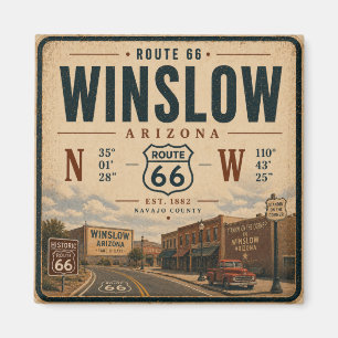 Arizona Route 66-Straßen-Tribut Magnet