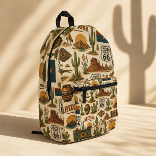 Arizona Route 66 Trail Trekker Bedruckter Rucksack
