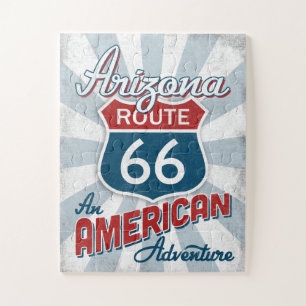 Arizona Route 66 Vintage Amerika Puzzle