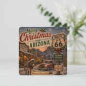 Arizona Route 66 Weihnachtsgrüße (Stehend Vorderseite)