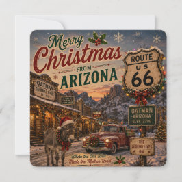 Arizona Route 66 Weihnachtsgrüße