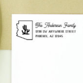 Arizona Rücksendeadresse Cactus Briefmarke Permastempel