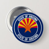 Arizona-RundEmblem Button (Vorne & Hinten)