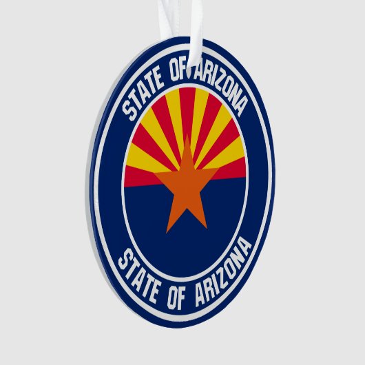 Arizona-RundEmblem Ornament (Vorderseite)