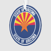 Arizona-RundEmblem Ornament (Vorderseite)
