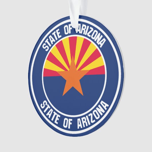 Arizona-RundEmblem Ornament (Vorderseite)