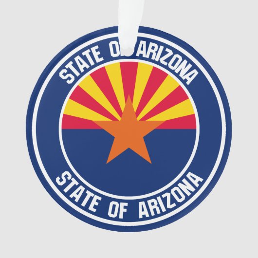 Arizona-RundEmblem Ornament (Vorderseite)