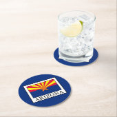 Arizona Runder Pappuntersetzer (Vor Ort)