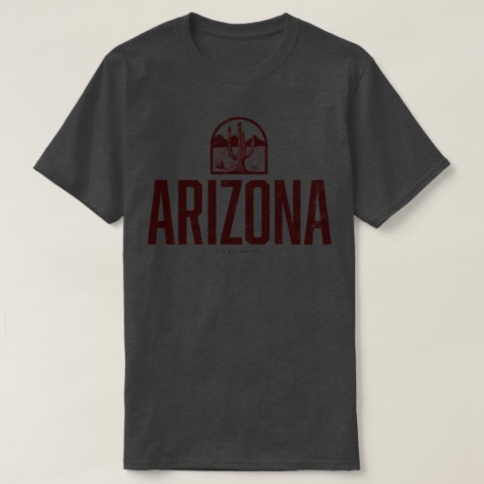 Arizona Saguaro Brown T-Shirt (Design vorne)