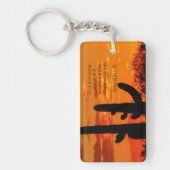 Arizona Saguaro Cacti mit leuchtend orangefarbenem Schlüsselanhänger (Vorderseite)