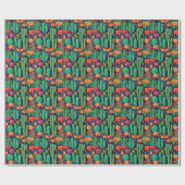 Arizona Saguaro Cactus Geschenkpapier (Flach)