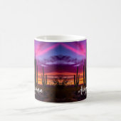 Arizona Saguaro Cactus Southwestern Desert Sunset Kaffeetasse (Mittel)