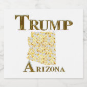 ARIZONA SCHAUMWEINETIKETT (Einzelnes Label)