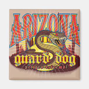 Arizona-Schlange auf der Hut Magnet