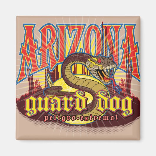 Arizona-Schlange Magnet (Vorne)