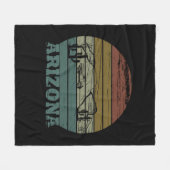 Arizona Sedona Landschaft az Vintag Fleecedecke (Vorderseite (Horizontal))