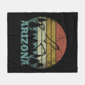 Arizona Sedona Landschaft az Vintag Fleecedecke (Vorderseite (Horizontal))