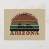 Arizona sedona Landschaft Retro Feiertagspostkarte (Vorderseite)