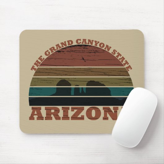 Arizona sedona Landschaft Retro Mousepad (Mit Mouse)