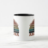 Arizona sedona Landschaft Retro Tasse (Zentrum)