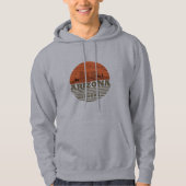 Arizona Sedona Landschaft Vintag az retro Hoodie (Vorderseite)