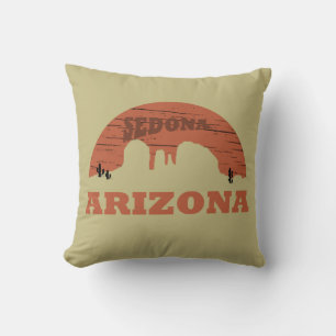 Arizona Sedona Landschaft Vintag az retro Kissen