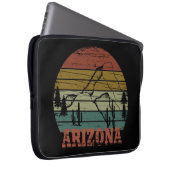 Arizona Sedona Landschaft Vintag az retro Laptopschutzhülle (Vorne Rechts)