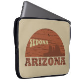 Arizona Sedona Landschaft Vintag az retro Laptopschutzhülle (Vorne Rechts)