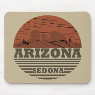 Arizona Sedona Landschaft Vintage AZ Retro Mousepad