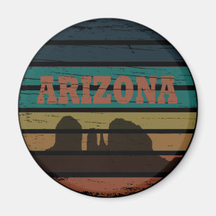 Arizona Sedona Landschaft Vintager Sonnenuntergang Magnet